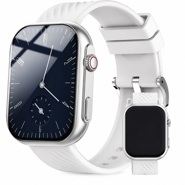 Smartwatch for Men Women, 2.01" Encoder Button, 123 Sport Modes, Heart Rate SpO2 Monitor, IP68 Waterproof