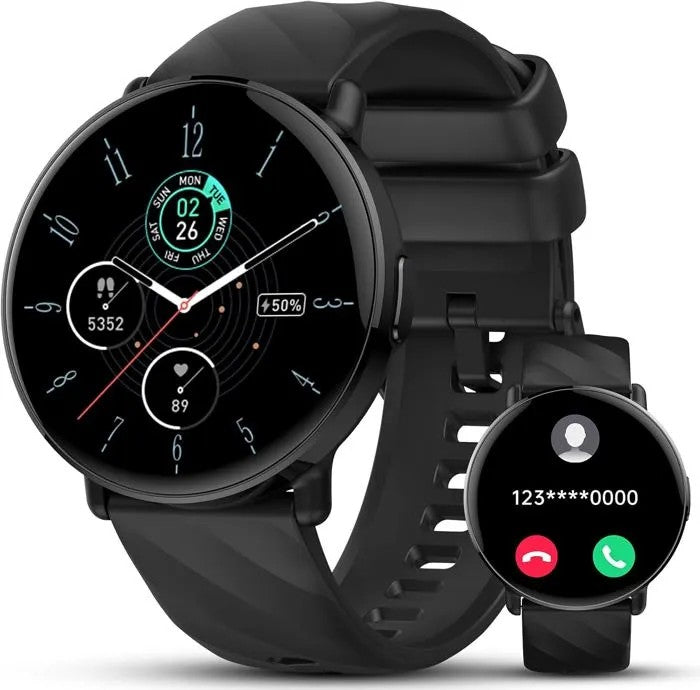 Smartwatch with Bluetooth Calling, 1.39" HD Touch, 112+ Sports Modes, IP68 Waterproof, Heart Rate, Sleep Monitor