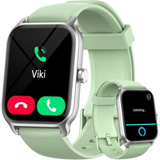 Women's Smartwatch with Bluetooth Calling, Alexa, 1.8" Screen, SpO2, Heart Rate, Sleep Tracker, 100 Sports Modes