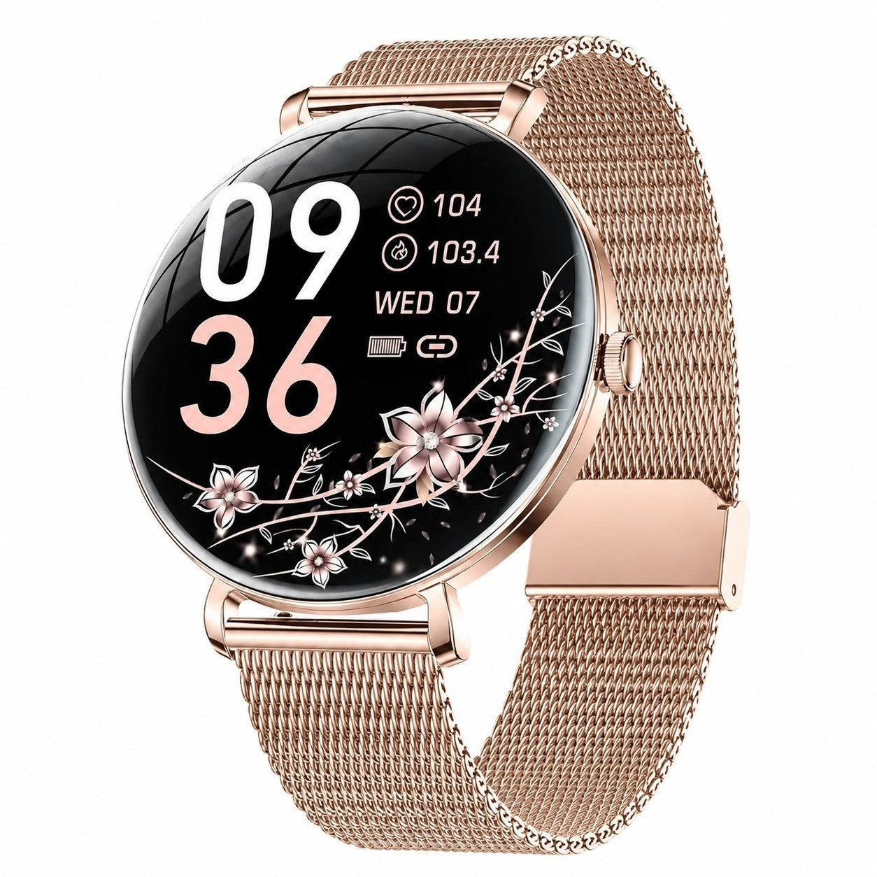 Women's Smartwatch with Calling, 1.43" AMOLED, Heart Rate, Sleep, 2 Straps, Feminine