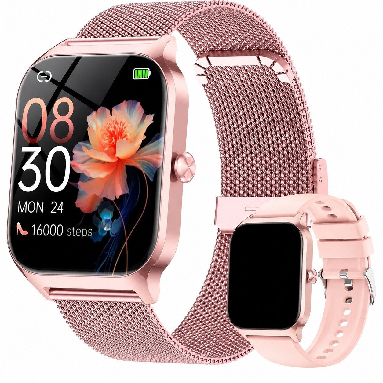 Women's Smartwatch with Bluetooth Calling, 1.85" HD Fitness Tracker, 120+ Sports Modes, Pedometer