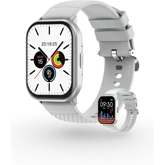 Smartwatch for Men, 2.1" HD Touchscreen, Dual Metal & Silicone Strap, Health Tracker, IP68