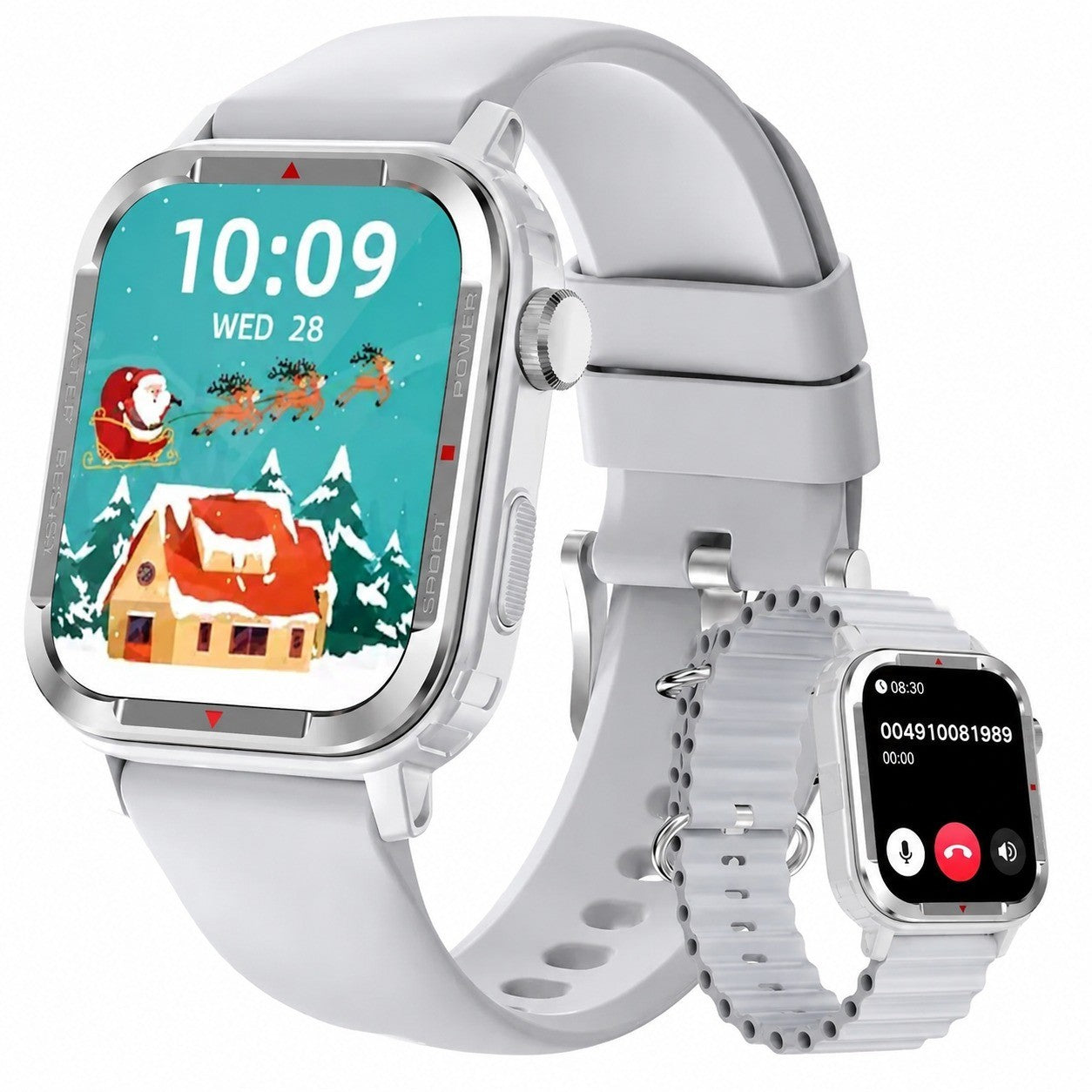 Smartwatch 1.85" HD Touchscreen, IP68 Waterproof, Heart Rate Monitor, Bluetooth Calls for Men Women