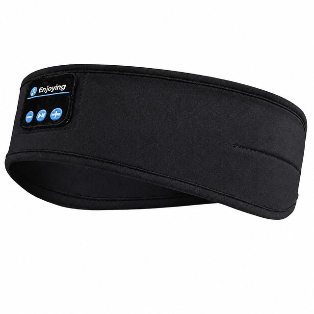 Sleep Headphones Bluetooth 5.0, Ultra-Thin, Sweat Resistant, Black for Sports & Music