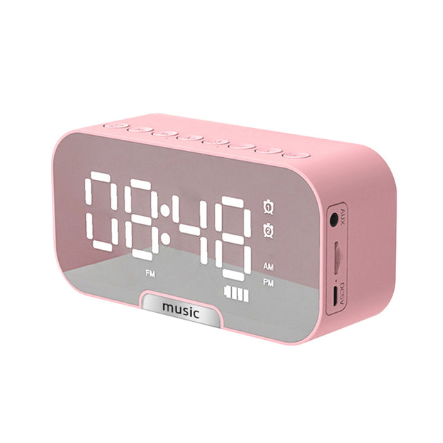 5-in-1 Multifunctional Alarm Clock, Bluetooth Speaker, Radio, Temperature Display