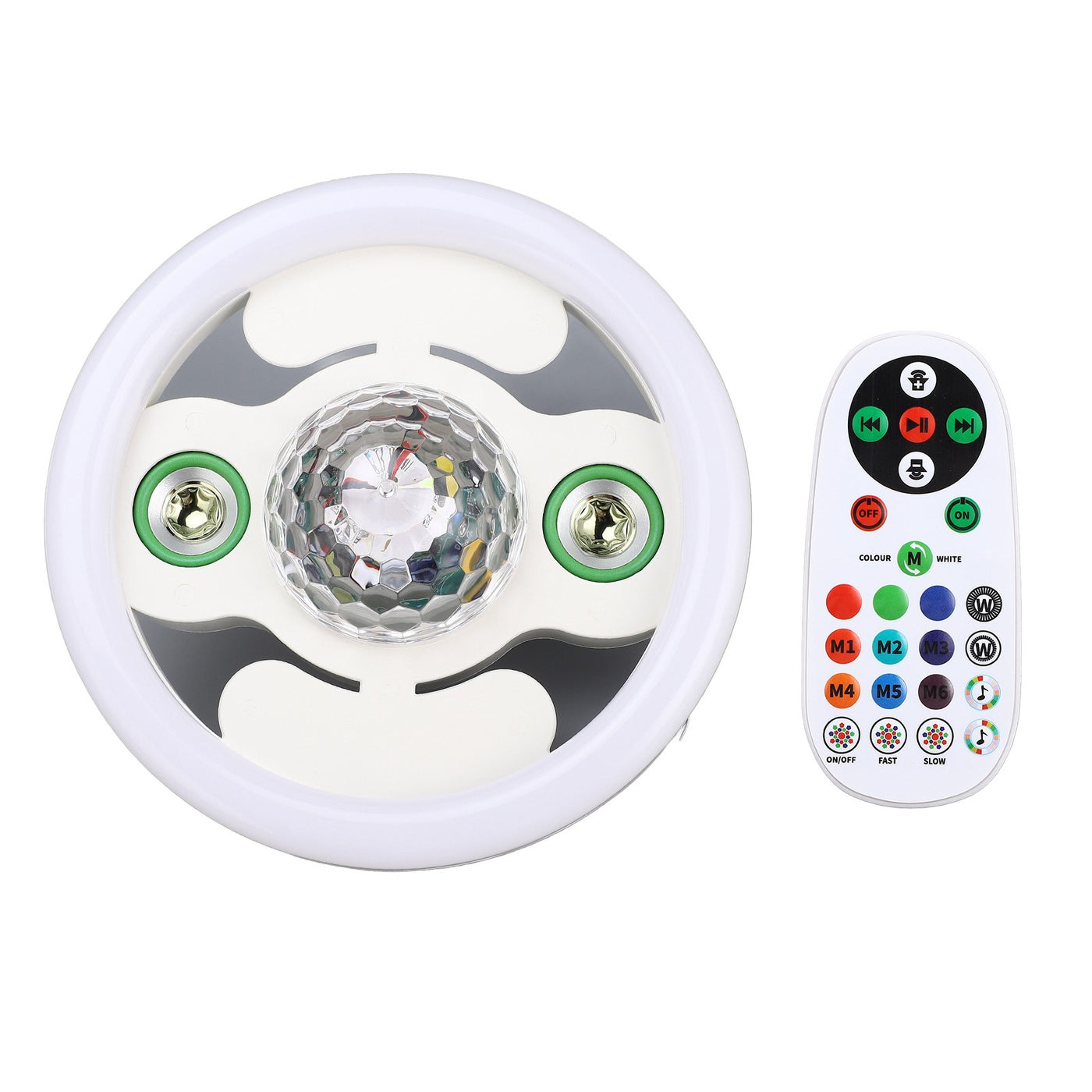 LED Bluetooth Music Light, 48W E27 RGB Color Changing, Wireless Speaker, Remote Control, 86-265V