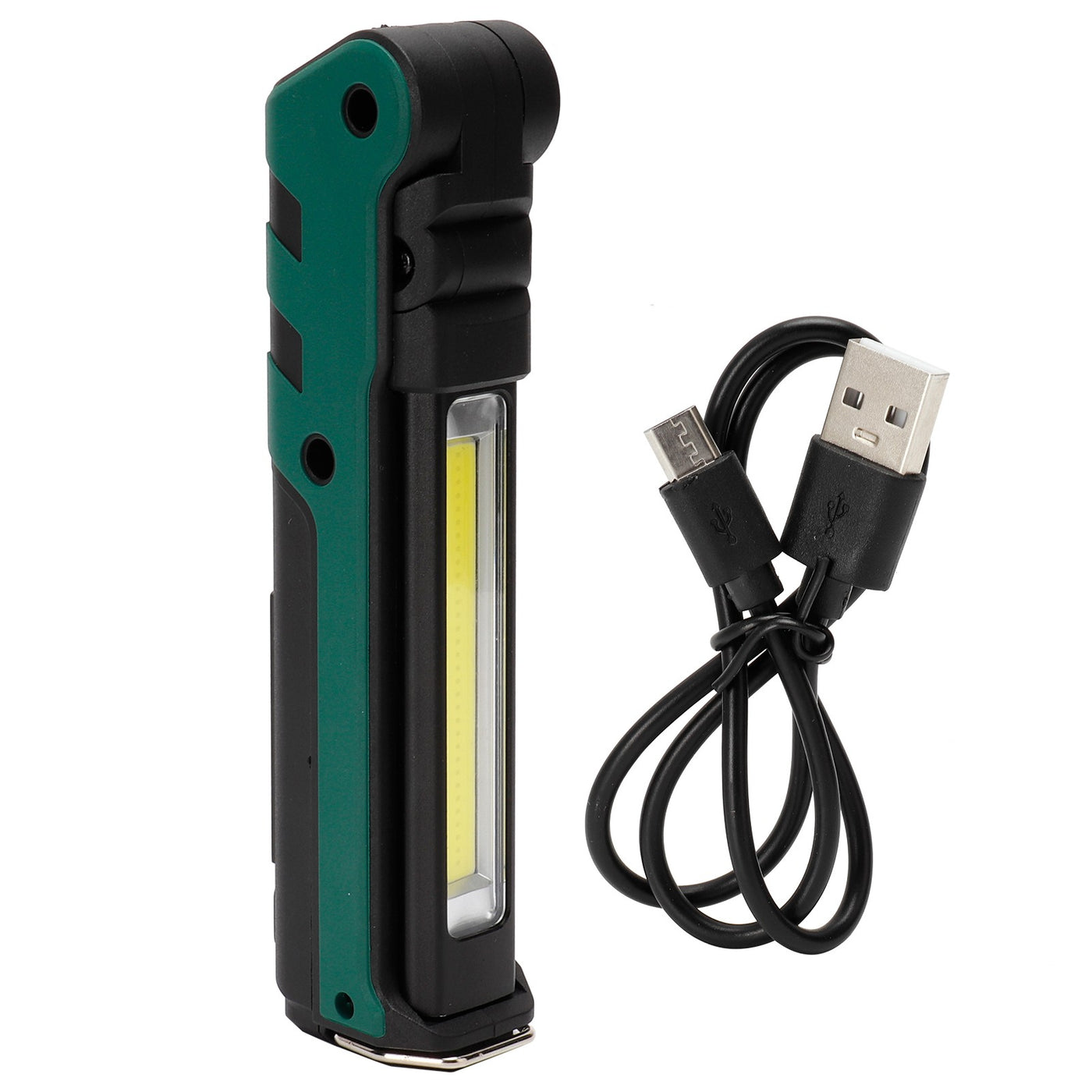 USB LED Work Light, Foldable Portable Flashlight with Magnet for Car Repair Emergency
