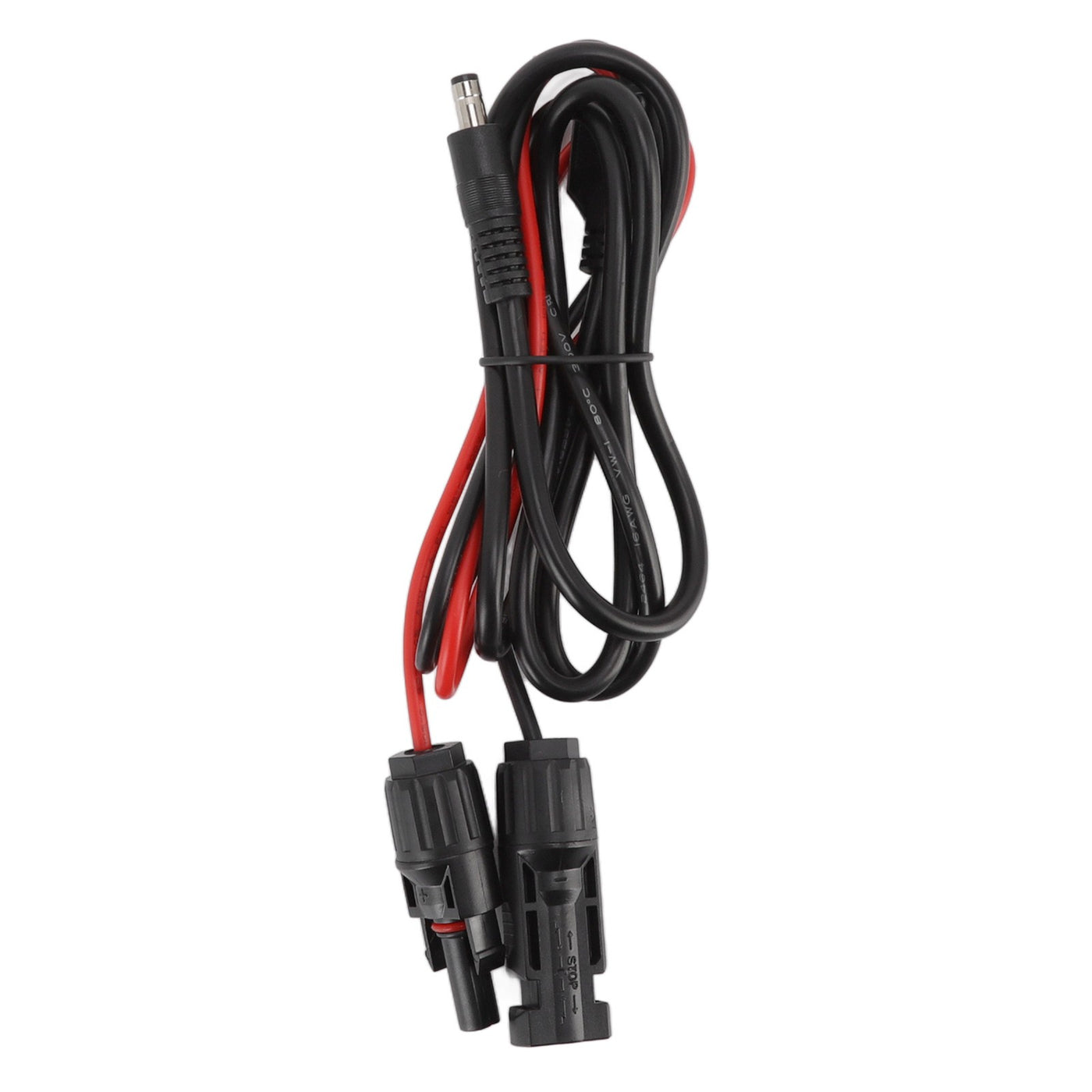 16AWG Solar Connector to DC 5.5mm Male Adapter Cable, Copper, Solar Panel Extension