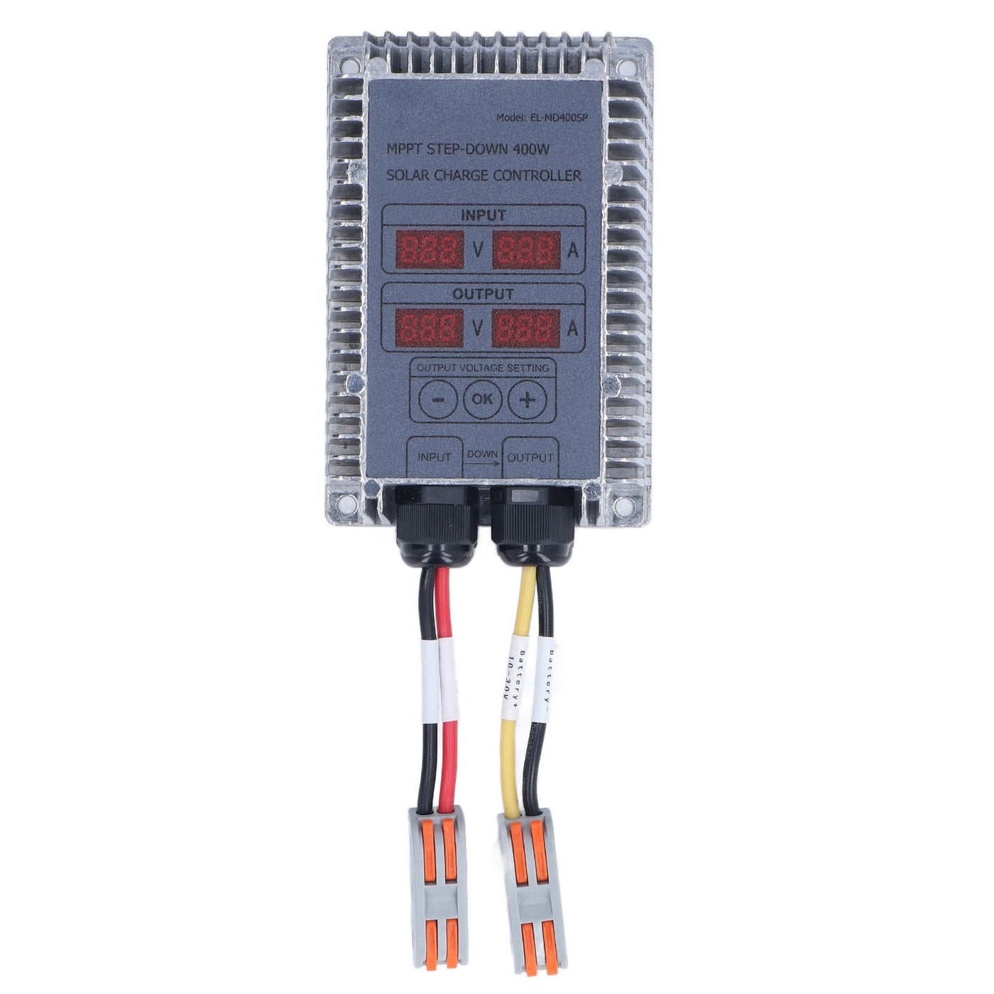 MPPT Solar Charge Controller, 10-30V Adjustable Buck Charging for 400W Battery
