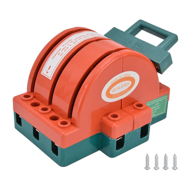 3P 63A Double Throw Knife Switch, Bidirectional Power Isolation Switch, RPSHK11