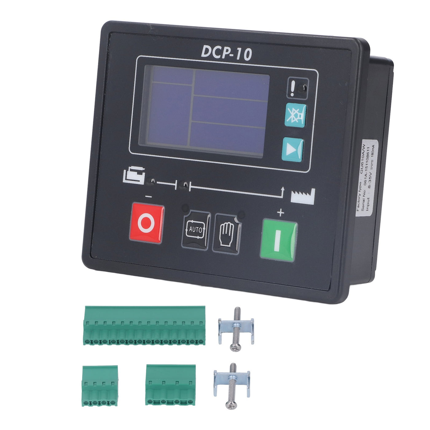 Generator Set Controller, Self Starting Automatic LCD Screen, Control Panel Module 8-35V