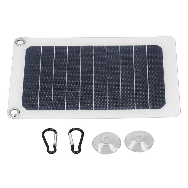 6W 6V Portable Solar Panel, Solar Charging for Outdoor Camping Work