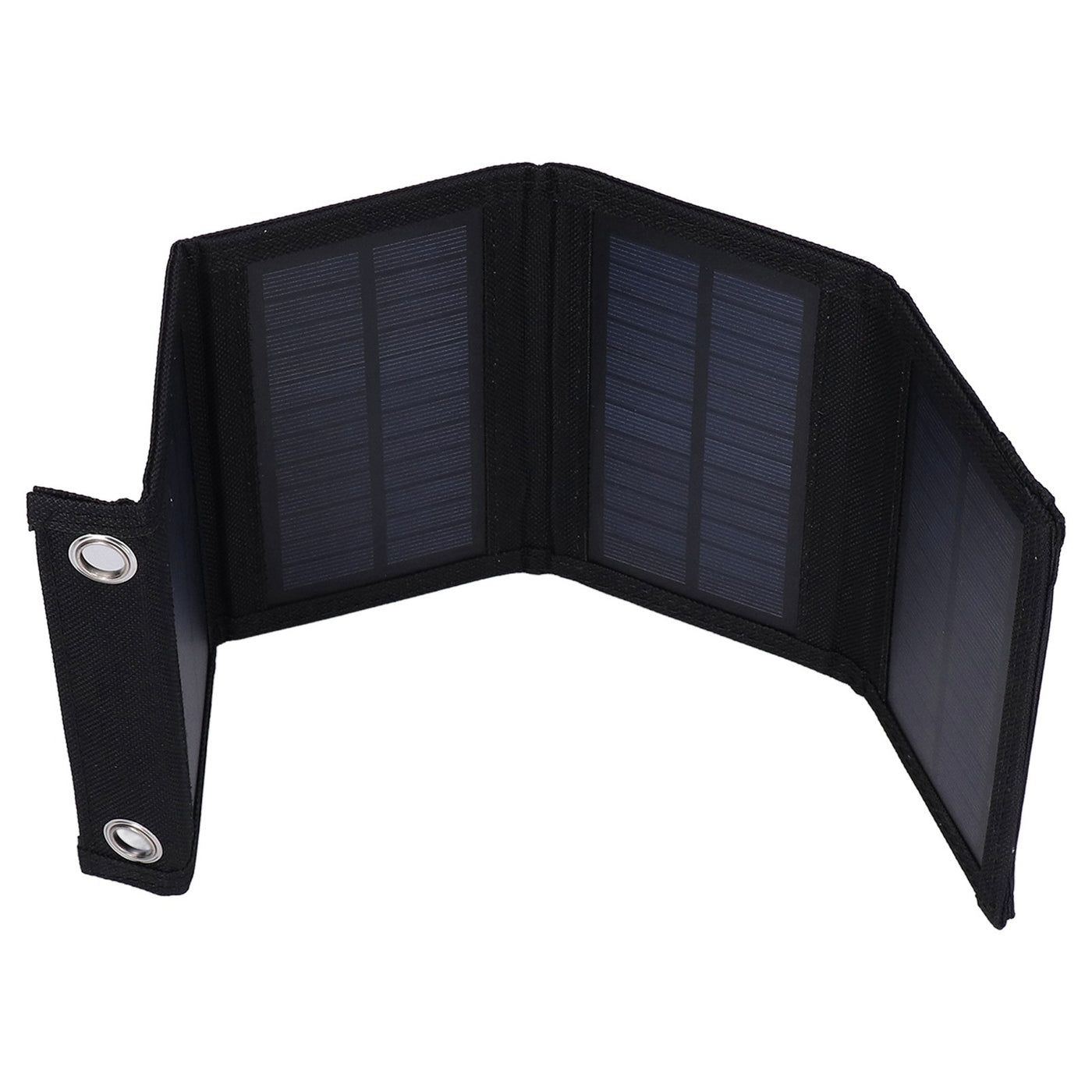 6W Solar Charger Bag, Portable Polysilicon Folding Bag with 4 Solar Panels, Outdoor