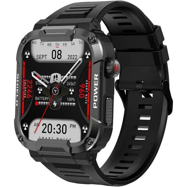 Smartwatch with Heart Rate Monitor, IP68 Waterproof, Touchscreen, Bluetooth, A830