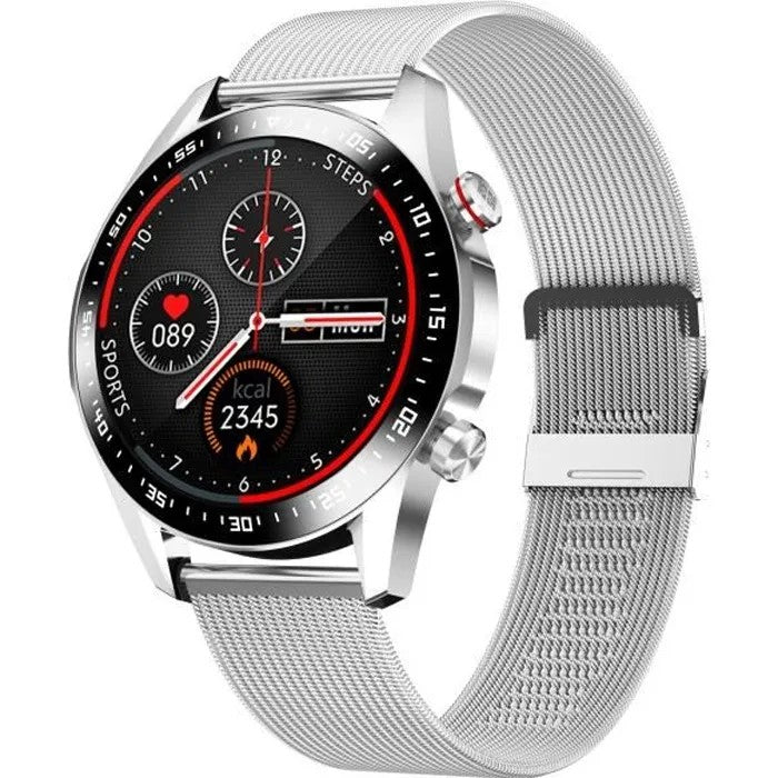 Men's Smartwatch with Heart Rate, Blood Pressure, Oxygen Monitoring, Dual Bluetooth for Android iOS