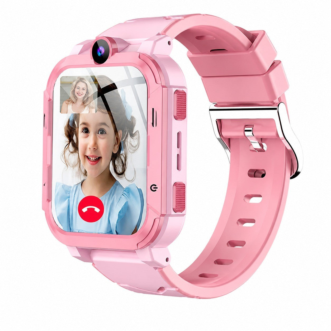Kids Smartwatch, Pink, 1.83" Screen, 4G Video Call, 8MP Camera, GPS, SOS, IP67 Waterproof