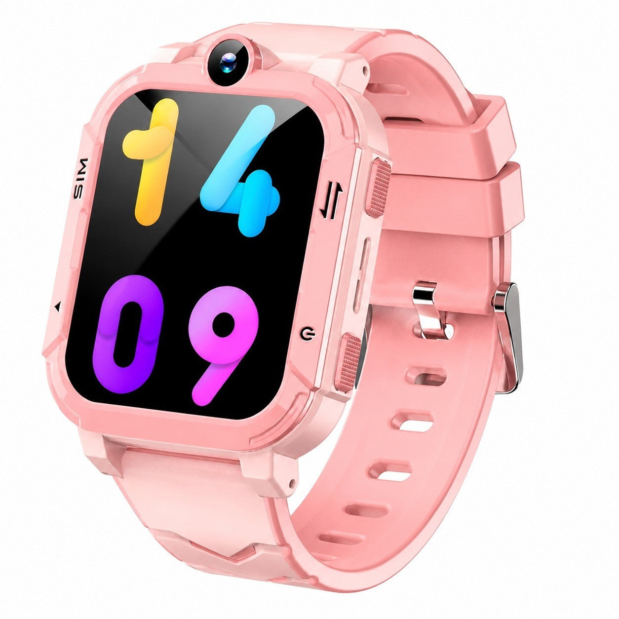 Kids Smartwatch 4G GPS Wi-Fi SOS 1.83" HD, Pink, 800mAh, Children's Tracker