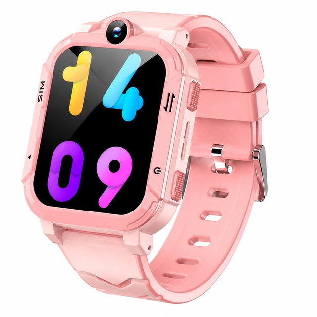 Kids Smartwatch 4G GPS Wi-Fi SOS 1.83" HD, Pink, 800mAh, Children's Tracker