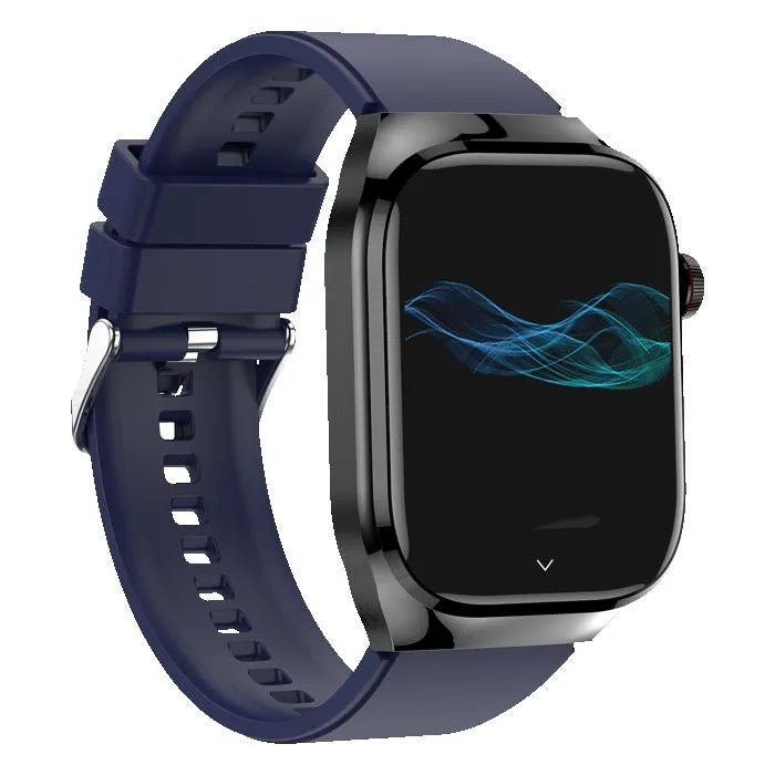 Smartwatch with ECG, Heart Rate, Blood Pressure, Sleep Tracker, Blue