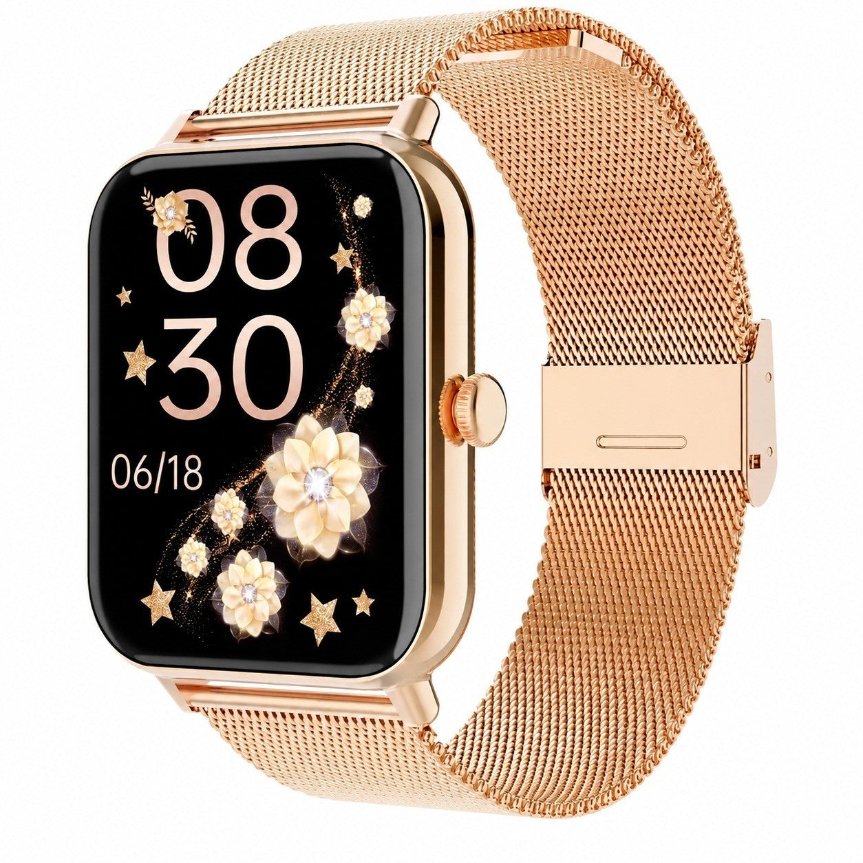 Women's Smartwatch with Bluetooth Calling, 1.8" Screen, 3 Straps, 110+ Sports Modes, Compatible with iOS Android