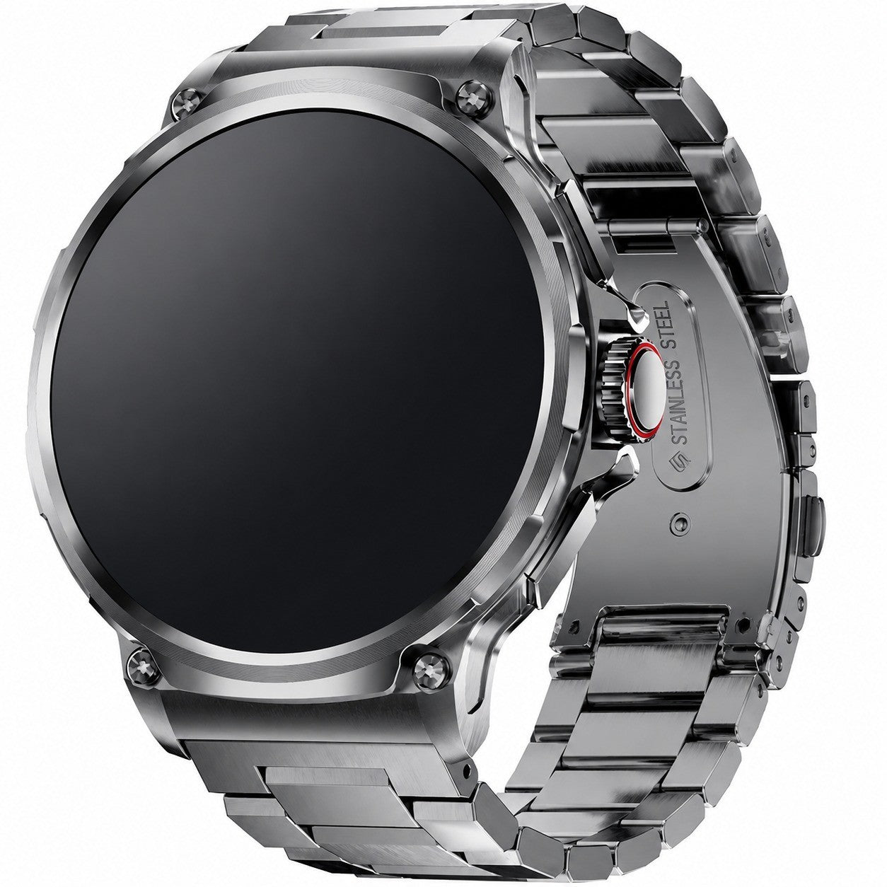 Men's Smartwatch with Bluetooth Calling, 1.85" HD Screen, 3 Straps, 800mAh Battery, for Android iOS