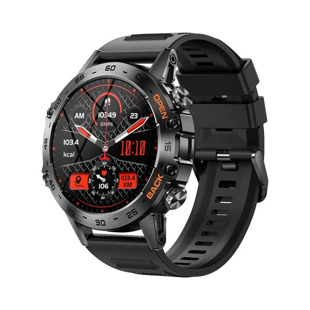 Smartwatch 1.39" IPS Screen, Blood Pressure Heart Rate Sleep Monitor, IP67 Waterproof, Black