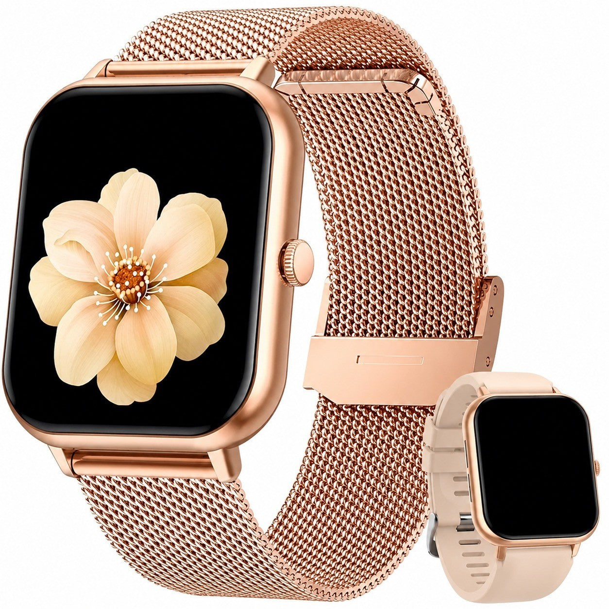Women's Smartwatch, 1.83" Full Screen, Bluetooth Calling, 100+ Sports Modes, Heart Rate Monitor