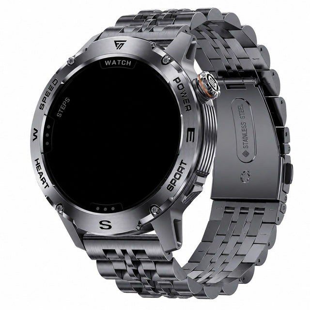Men's Smartwatch with Bluetooth Calling, 1.43" AMOLED, Heart Rate Monitor, 170+ Sports Modes, for Android iOS
