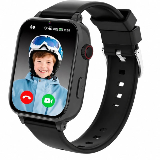 Kids 4G GPS Smartwatch, SOS, Video Call, Chat, WiFi, Class Mode, for Boys Girls