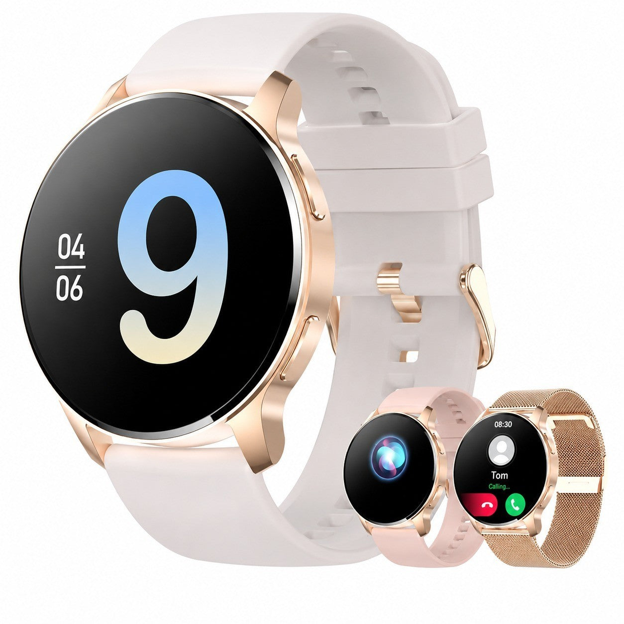 Women's Smartwatch, 1.32" HD Touchscreen, Bluetooth Calling, IP67 Waterproof, Fitness Tracker