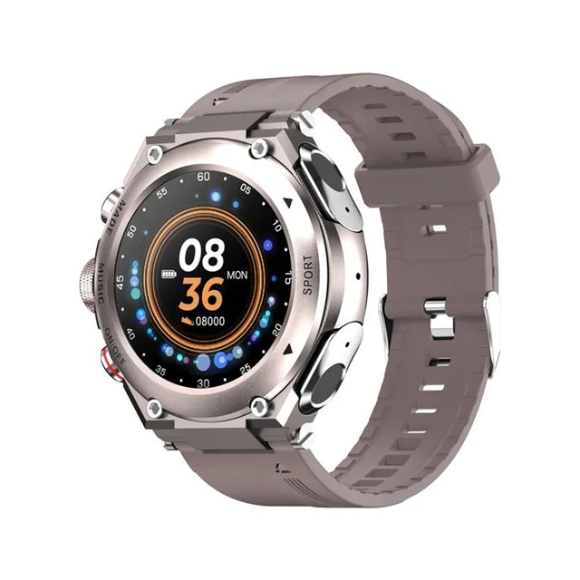 Smartwatch with Wireless Earbuds, 1.28" Touch Screen, Heart Rate, Blood Pressure, IP67, T92