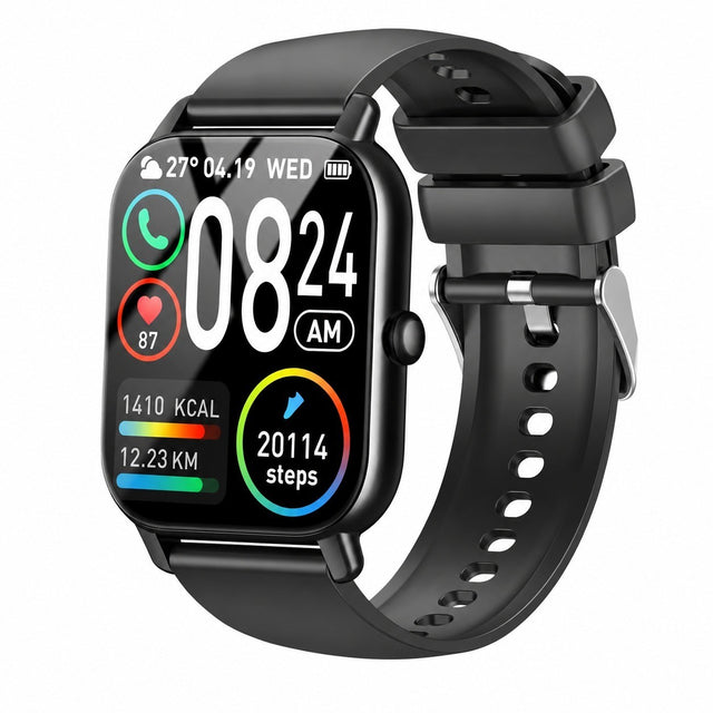 Smartwatch with Bluetooth Calling, 1.85" HD, 110+ Sports Modes, Heart Rate & Sleep Tracker