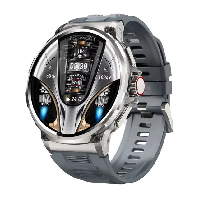Waterproof Smartwatch 1.85" Screen, IP68, 710mAh Battery, Blood Oxygen Sensor, 400 Watch Faces