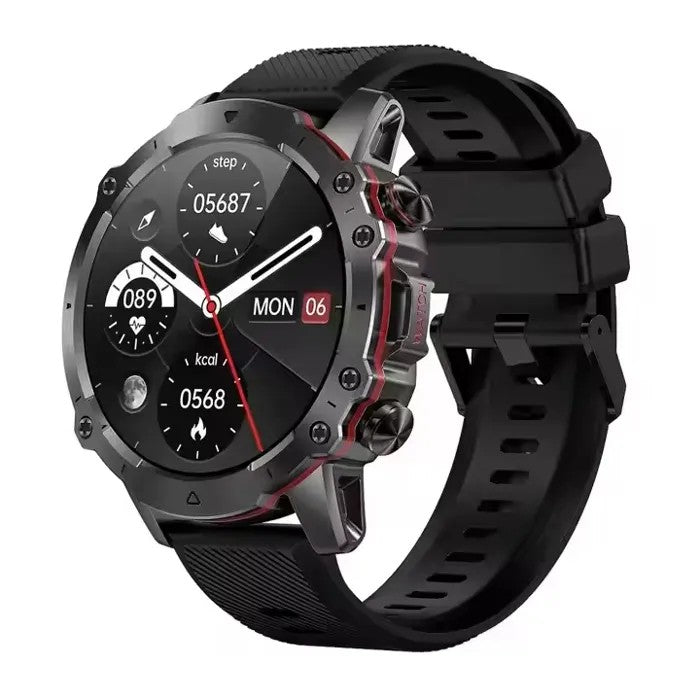 Smart Watch 1.43" AMOLED, Built-in GPS, Fitness Tracker, Touchscreen, 3BAR Waterproof