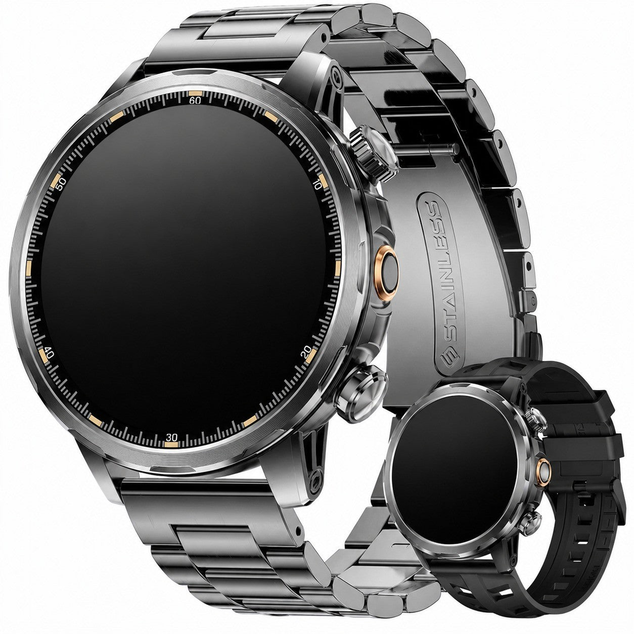 Men's Smartwatch with Bluetooth Calling, 1.7" HD Screen, 1000mAh Battery, 100+ Sports Modes, Heart Rate Monitor