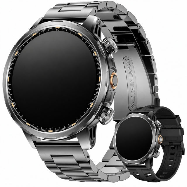 Men's Smartwatch with Bluetooth Calling, 1.7" HD Screen, 1000mAh Battery, 100+ Sports Modes, Heart Rate Monitor