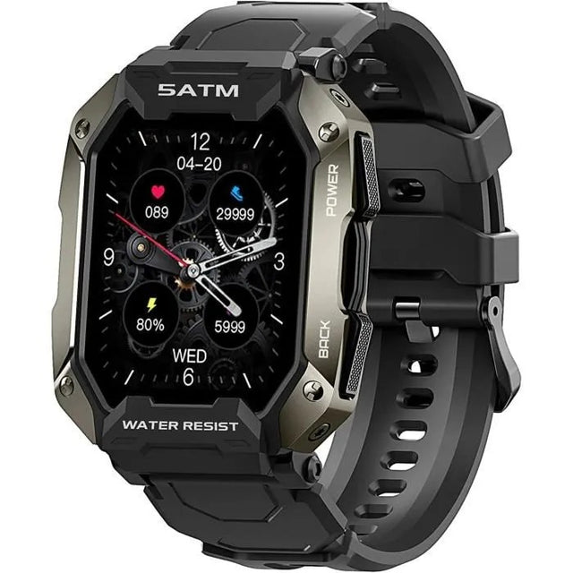 Smartwatch for Men Women, 1.72" HD Screen, 5ATM Waterproof, 24 Sports Modes, SpO2 Monitor