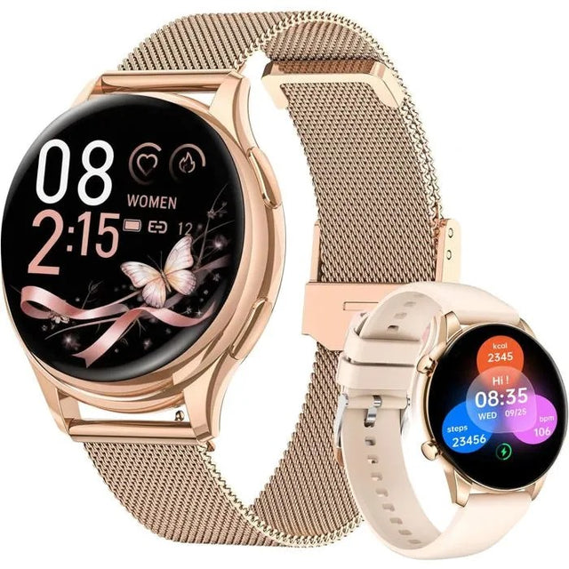 Women's Smartwatch with Bluetooth Calling, 1.27" Screen, Heart Rate & Sleep Tracking