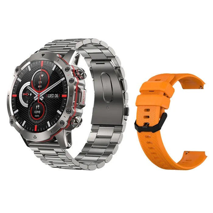 Waterproof Smartwatch 1.43" BT Calling Health Tracker IP67 400mAh, Men