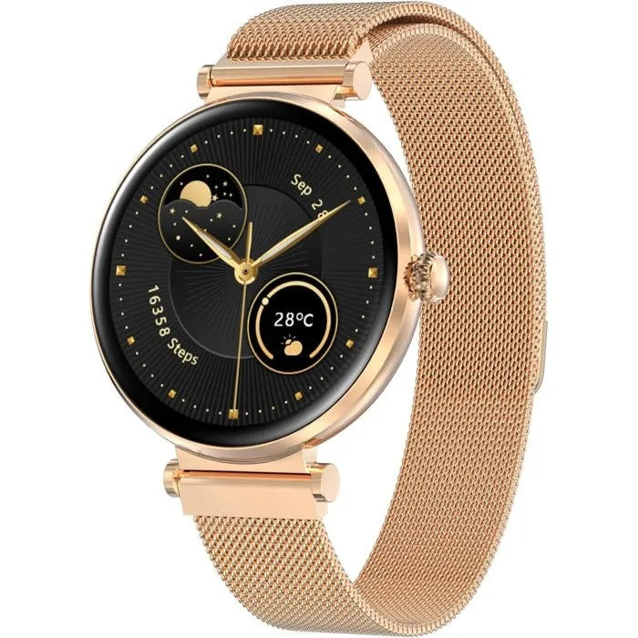 Women's Smartwatch with Phone Function, 1.32" HD Square Touchscreen, Fitness Tracker, IP67 Waterproof, Heart Rate Monitor