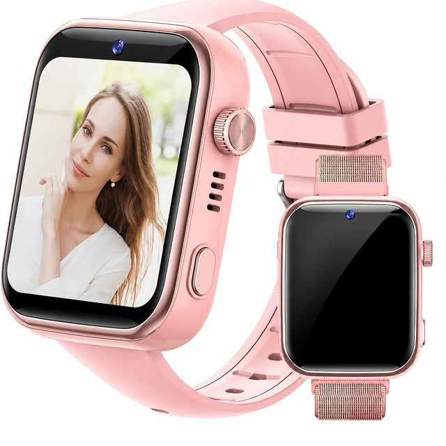 Kids Smartwatch 1.83" HD Screen, 4G Video Call, GPS, IP68 Waterproof, Children's