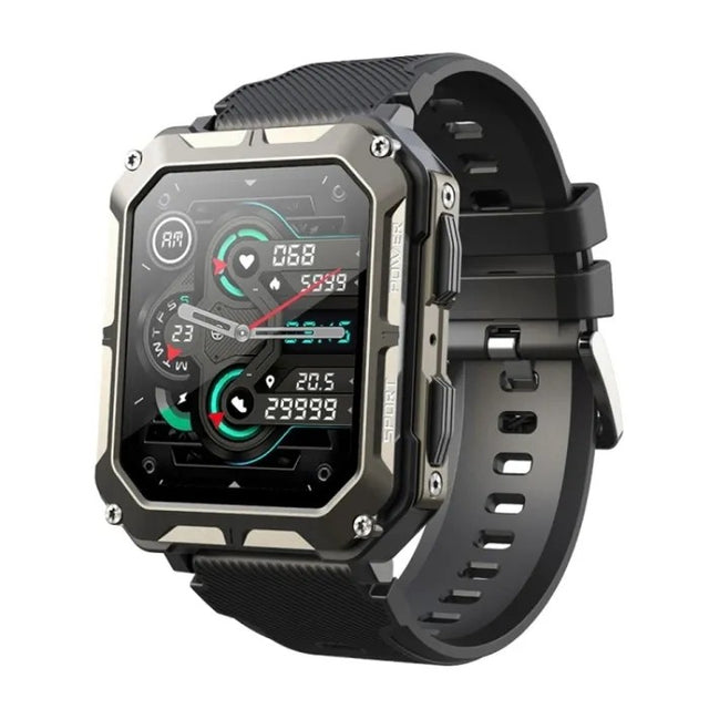 Men's Smartwatch IP68 Waterproof, Bluetooth Call, Voice Assistant, 180mm, Fitness Tracker