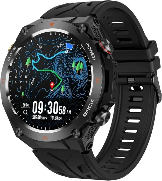 GPS Smartwatch with Bluetooth, Compass, Barometer, Heart Rate Monitor, Outdoor Sports