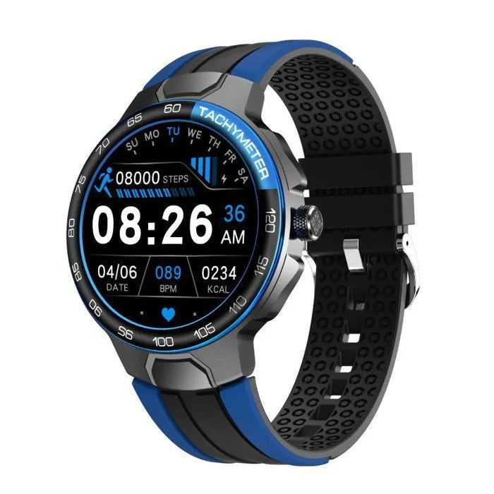 Smart Watch for Men Women, Outdoor Fitness Sports Watch, Blue, GPS, Waterproof