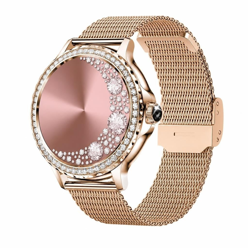Women's Smartwatch, 1.3" Activity Tracker, Bluetooth 5.2 for Calls, Pink