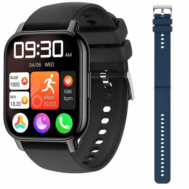 Smartwatch with Bluetooth Calling, 1.85" Sport Watch, Heart Rate & Blood Pressure Monitor