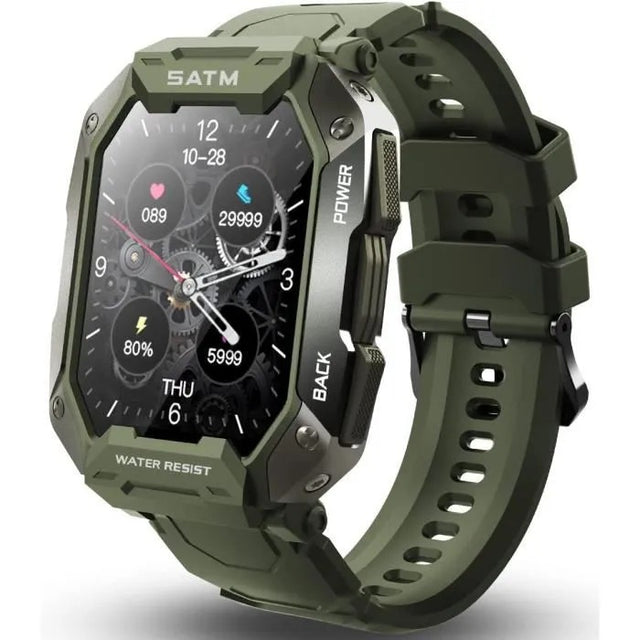Smartwatch for Men Women, 1.72" Fitness Tracker, 5ATM Waterproof, 24 Sports Modes, IP68