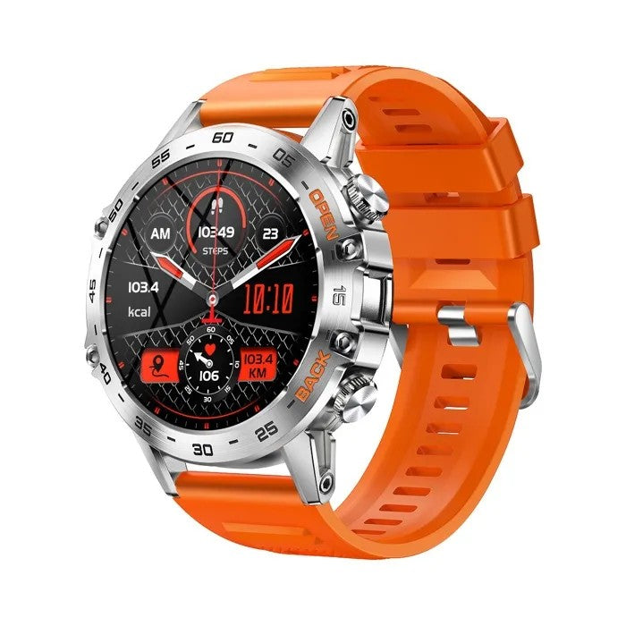 Men's Military Smartwatch, 1.32" HD Touchscreen, 5 ATM Waterproof, Bluetooth Call Monitor
