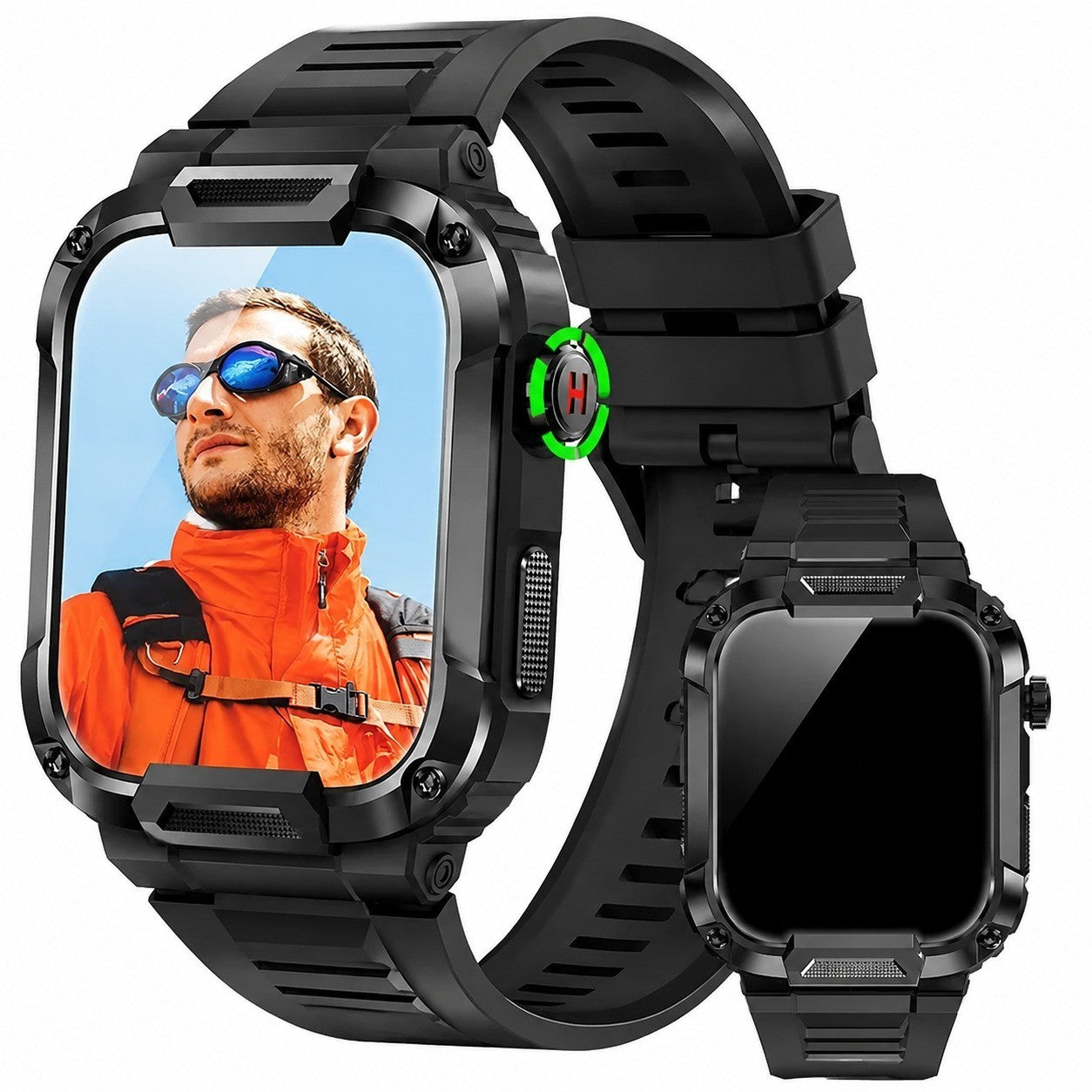 Smartwatch with Bluetooth Calling, 1.7" Touchscreen, Make and Receive Calls, Men's