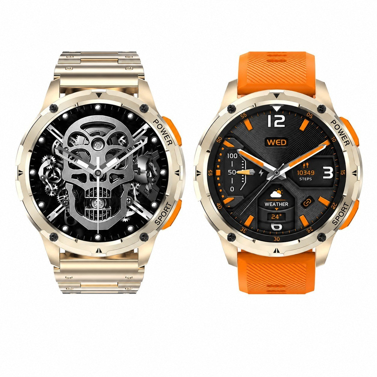 Business Smartwatch, 1.43" AMOLED, 400mAh, Dual Straps, Men's